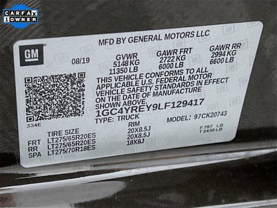 2020 Chevrolet Silverado 2500 HD High Country