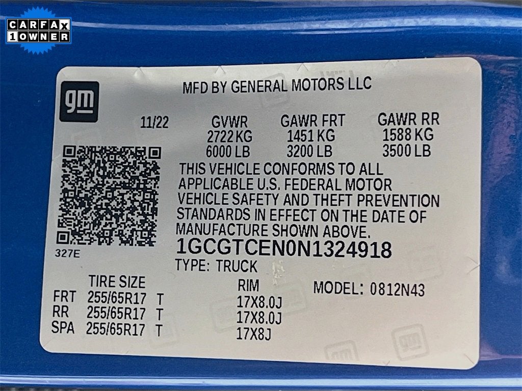 2022 Chevrolet Colorado LT