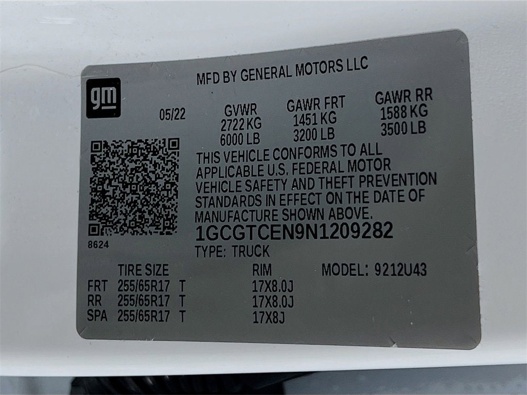 2022 Chevrolet Colorado LT