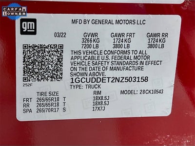 2022 Chevrolet Silverado 1500 LT