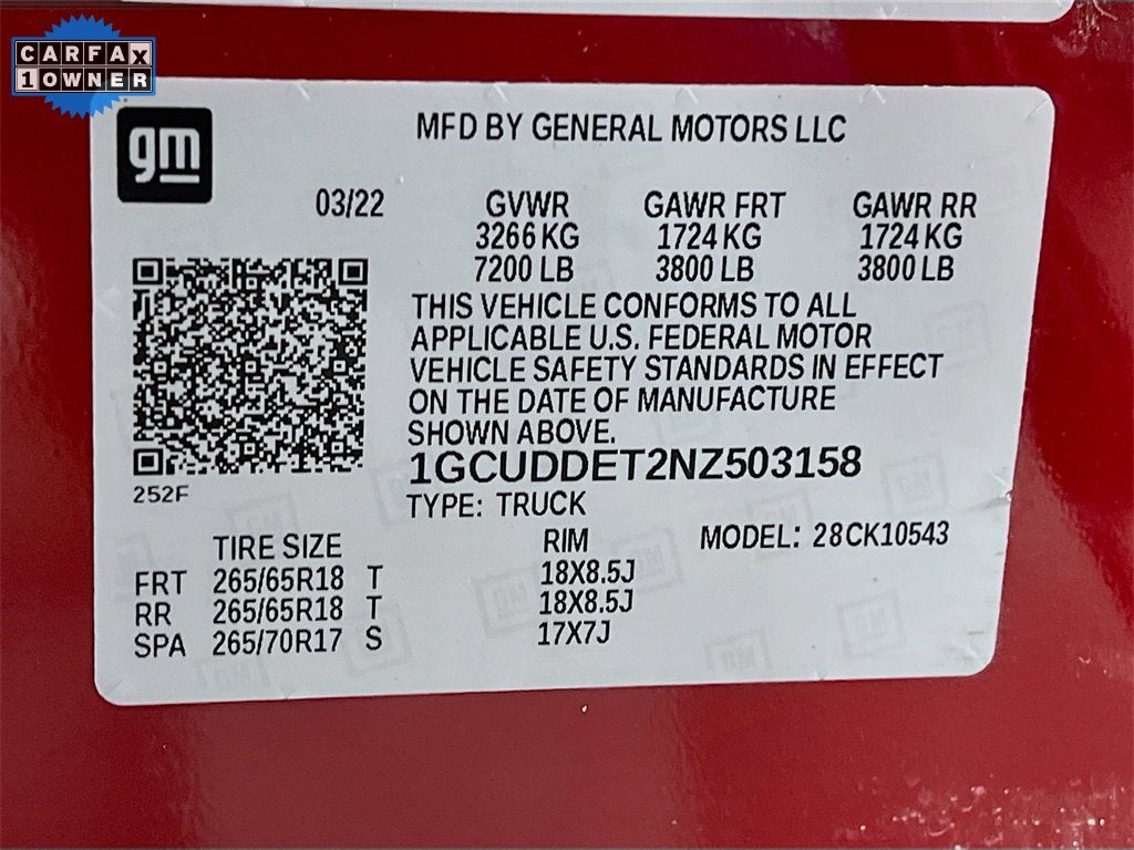 2022 Chevrolet Silverado 1500 LT