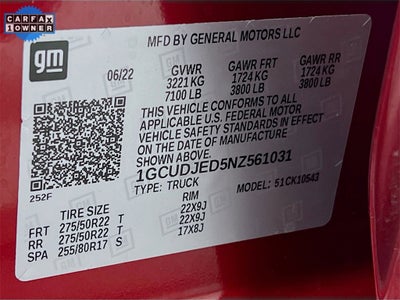 2022 Chevrolet Silverado 1500 High Country