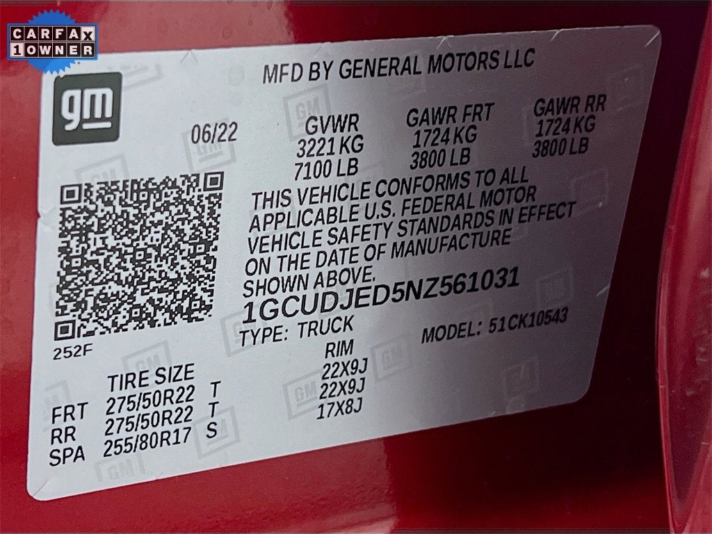 2022 Chevrolet Silverado 1500 High Country