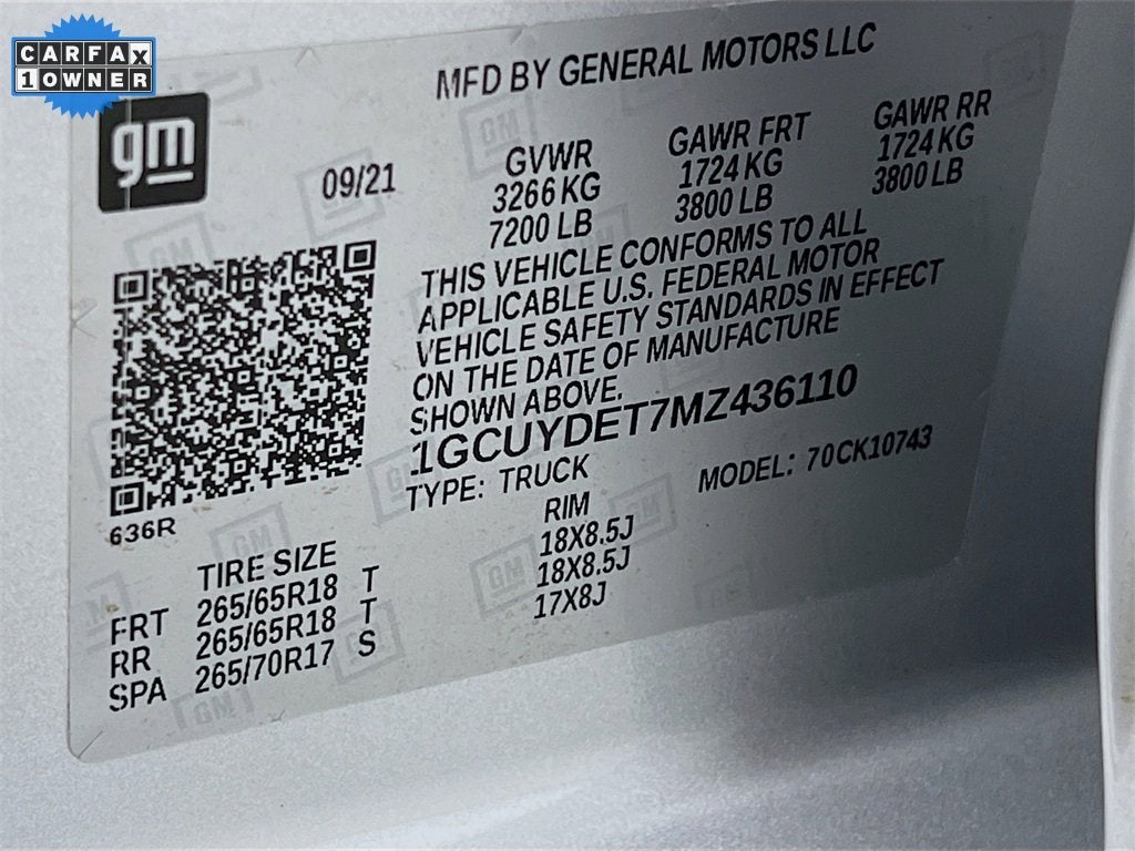 2021 Chevrolet Silverado 1500 LT