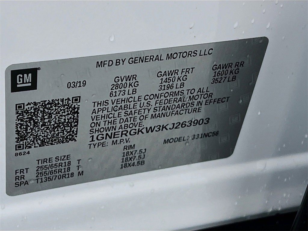 2019 Chevrolet Traverse LT Cloth