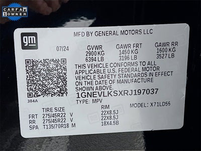 2024 Chevrolet Traverse RS