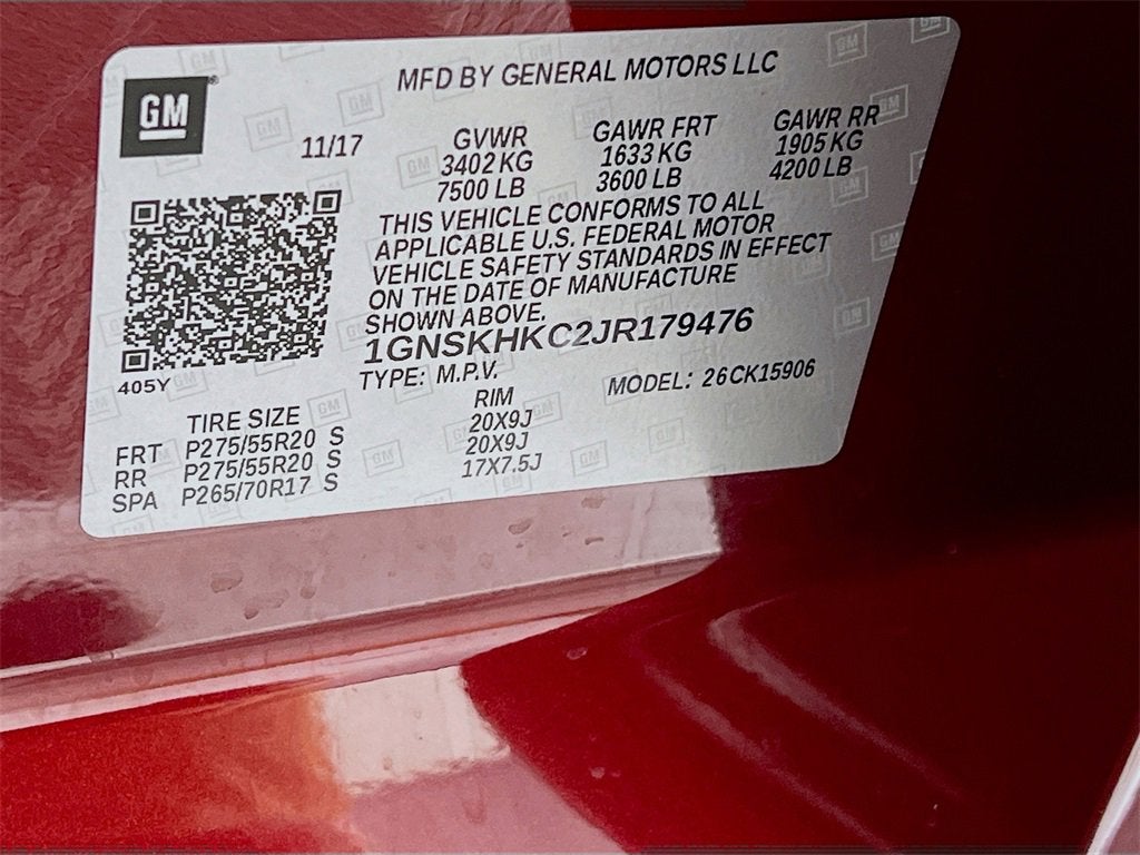 2018 Chevrolet Suburban LT