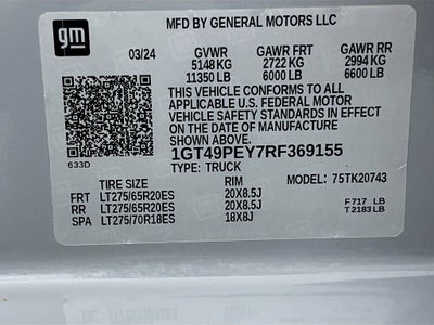 2024 GMC Sierra 2500 HD AT4