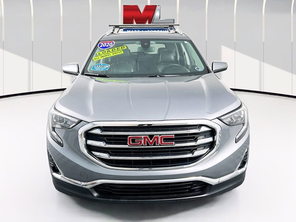Used 2020 GMC Terrain SLT with VIN 3GKALVEXXLL177133 for sale in Grayling, MI