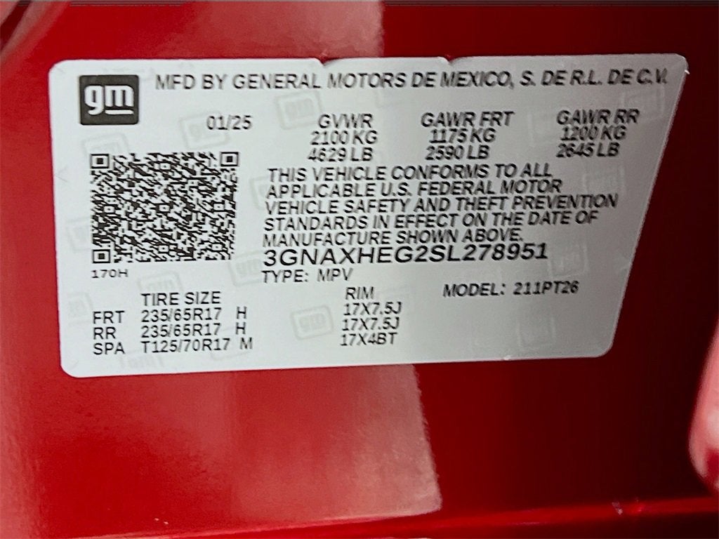 2025 Chevrolet Equinox LT