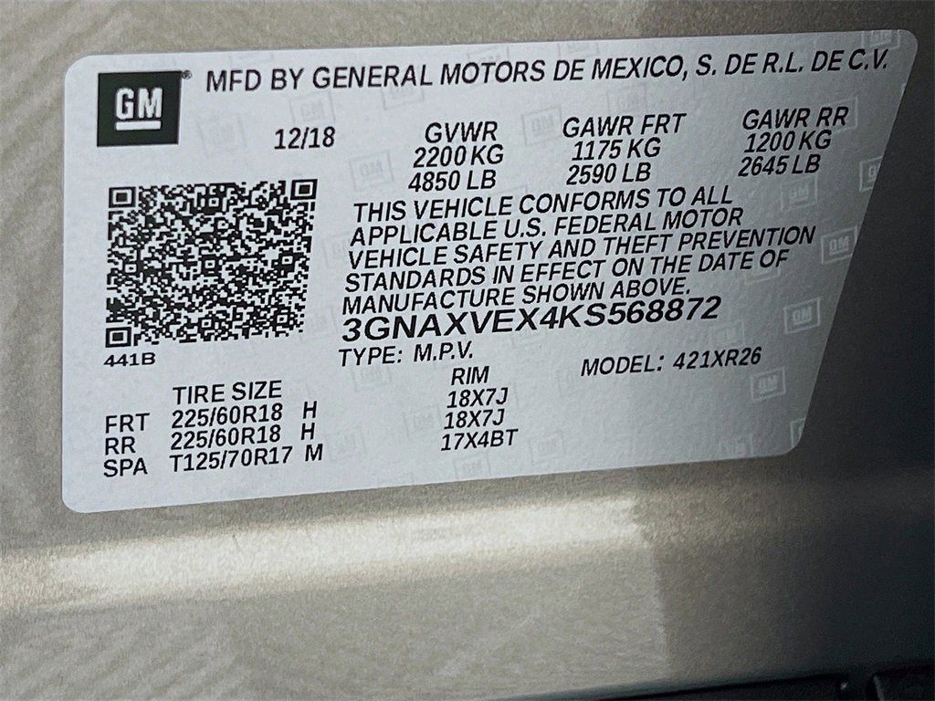 2019 Chevrolet Equinox LT