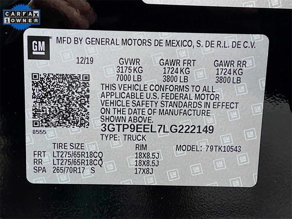 2020 GMC Sierra 1500 AT4