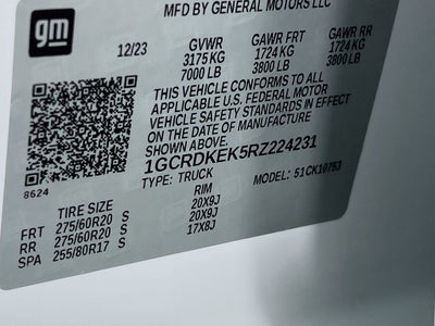 2024 Chevrolet Silverado 1500 LT (2FL)