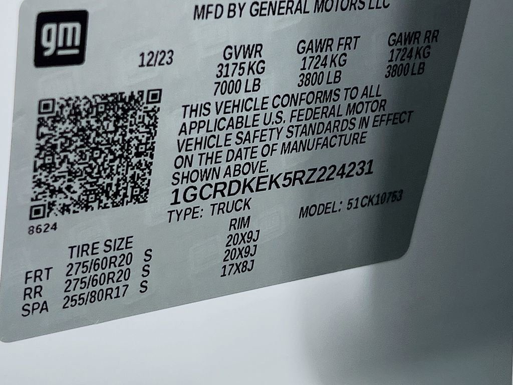 2024 Chevrolet Silverado 1500 LT (2FL)
