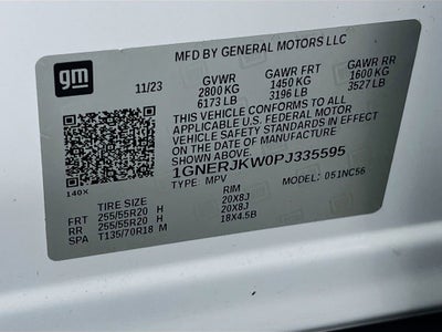 2023 Chevrolet Traverse RS