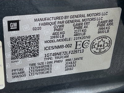 2020 GMC Sierra 2500 HD SLT