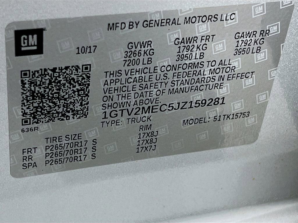 2018 GMC Sierra 1500 SLE