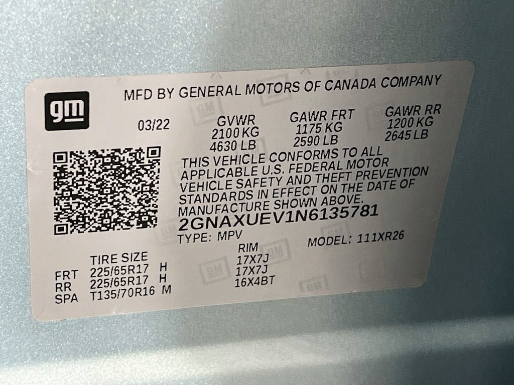 2022 Chevrolet Equinox LT