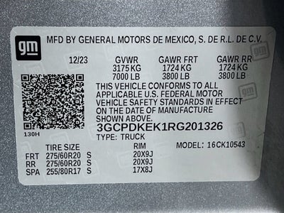 2024 Chevrolet Silverado 1500 LT (2FL)