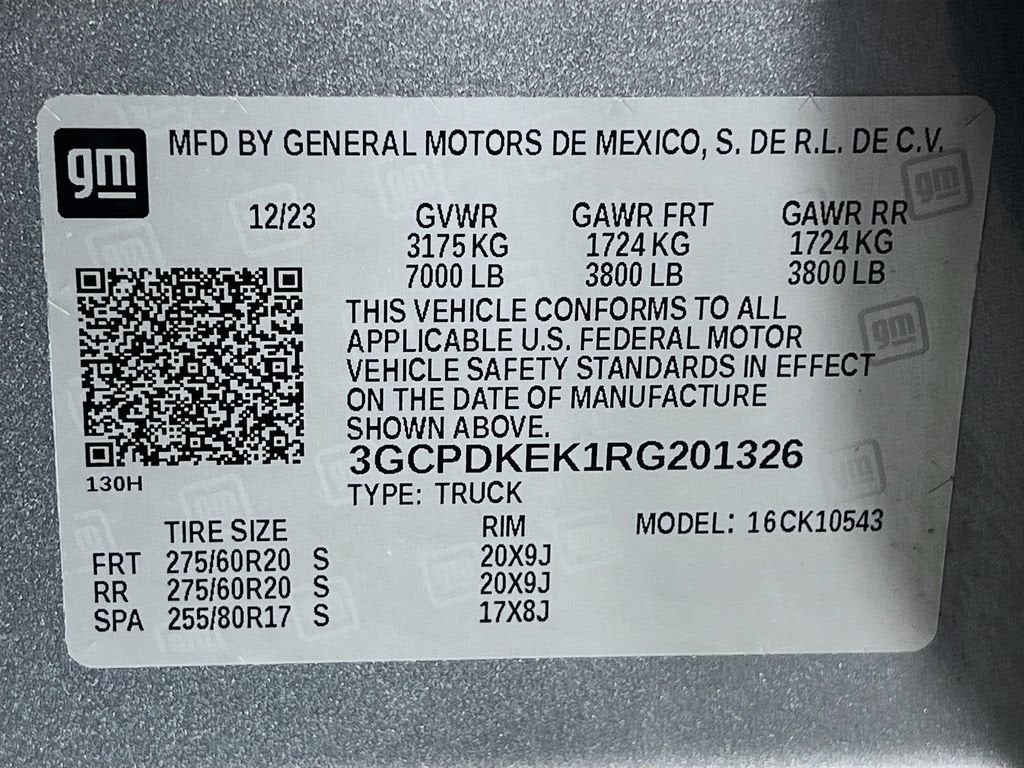 2024 Chevrolet Silverado 1500 LT (2FL)