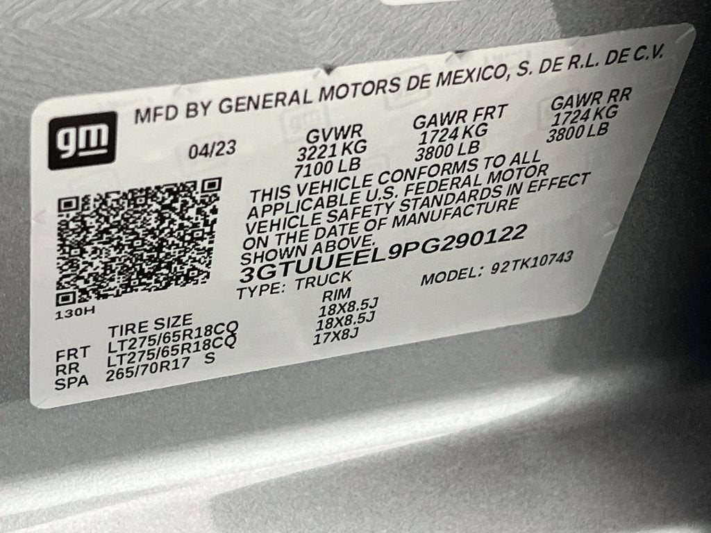 2023 GMC Sierra 1500 AT4