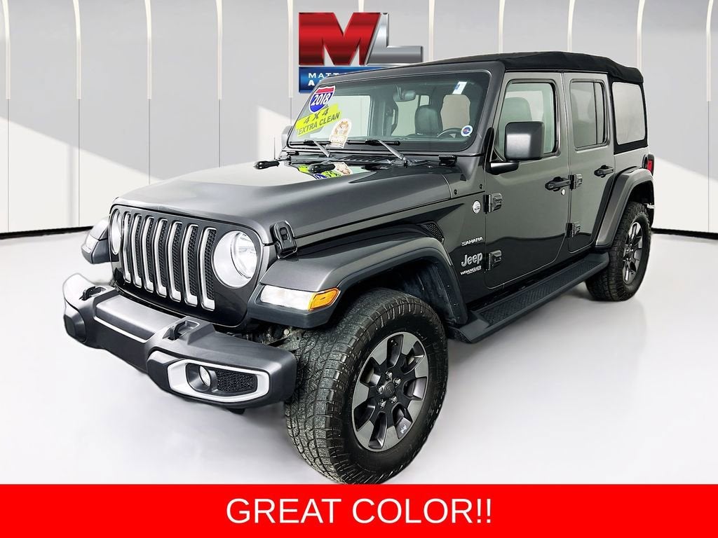 2018 Jeep Wrangler Unlimited Sahara 4x4